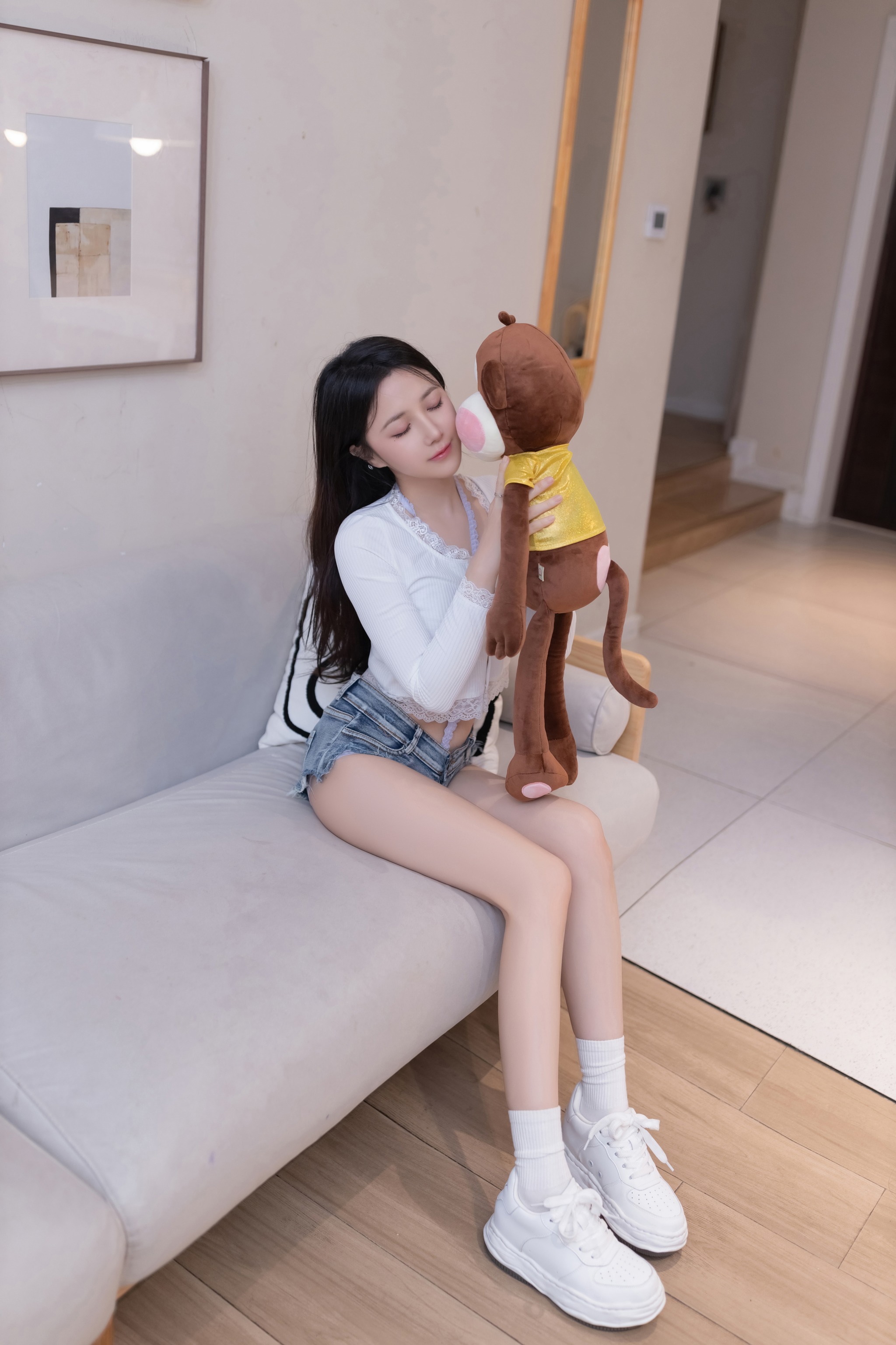 图片[1]-鱼子酱Fish – NO.165 （私拍） 香蕉小猴写真 [84P]-XikXak